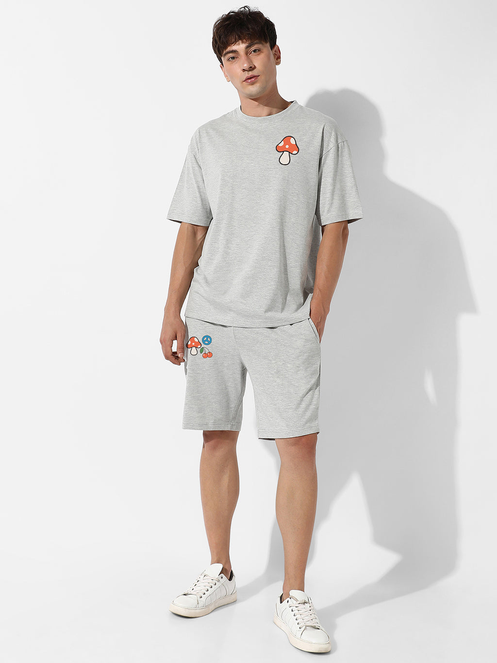 Peach Cupid Oversized Co-Ord Set