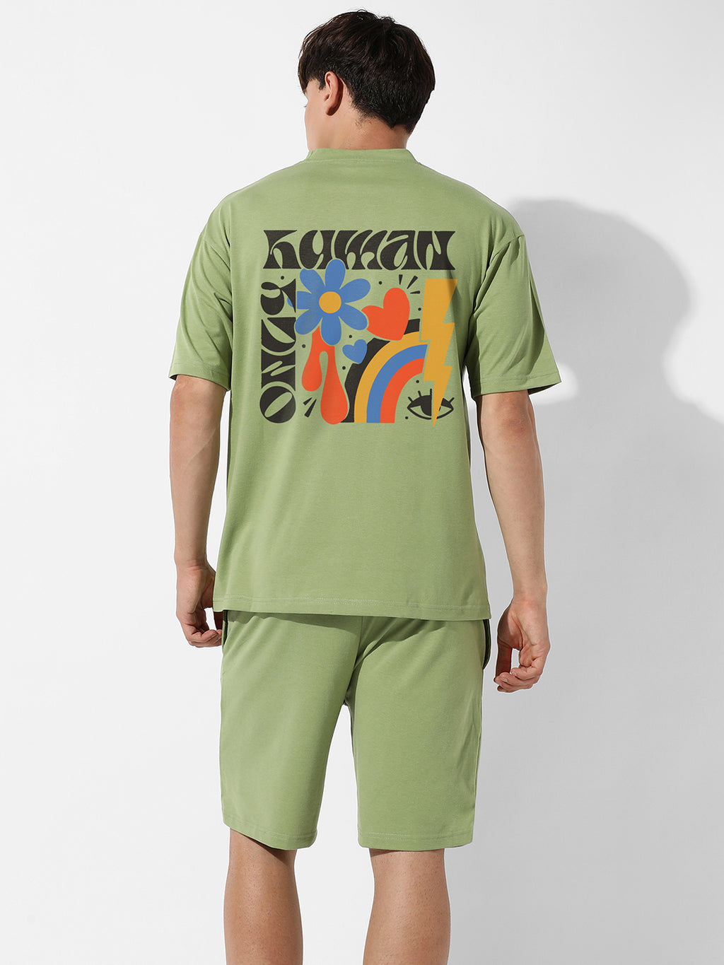 Peach Cupid Oversized Co-Ord Set