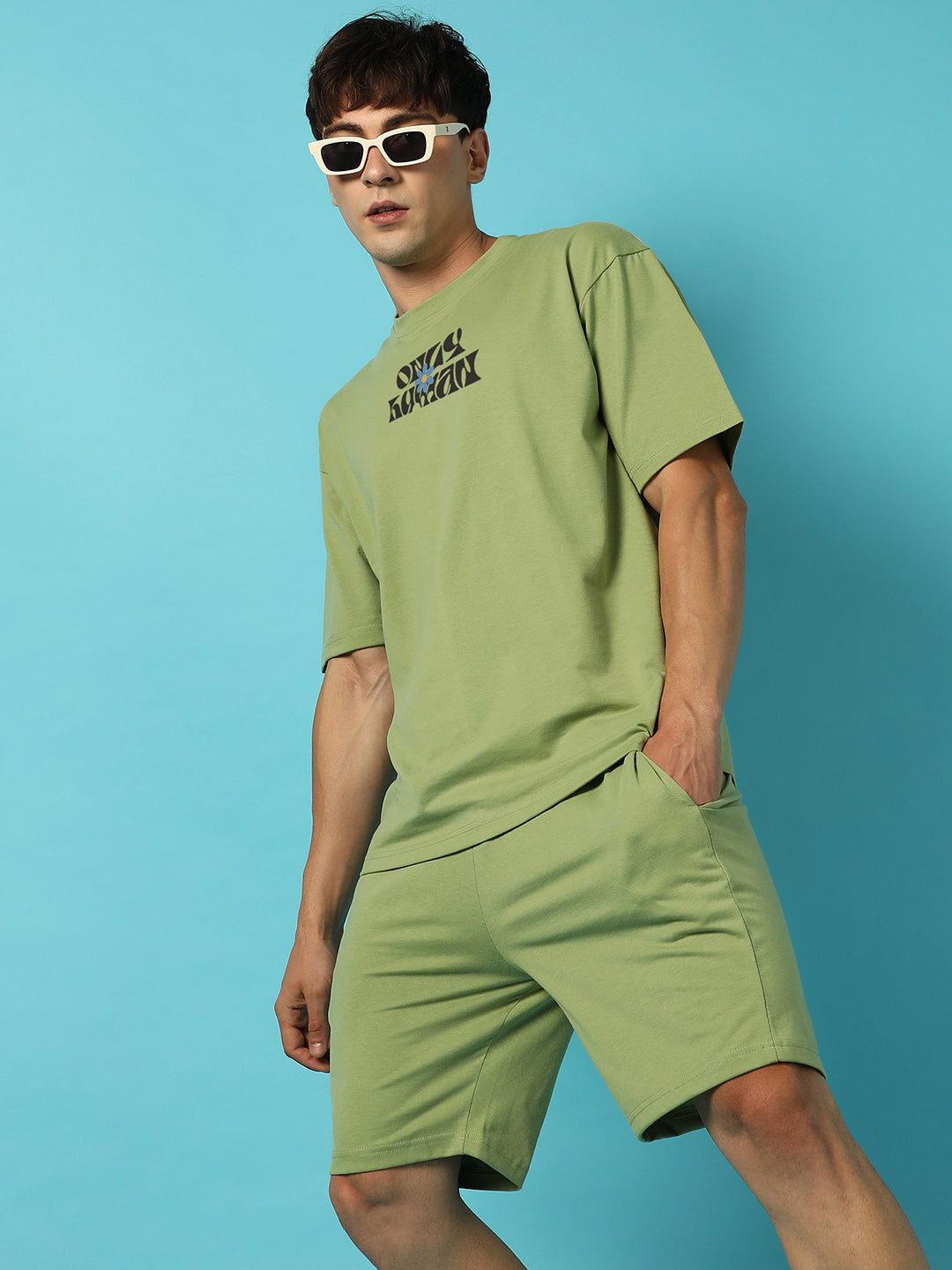 Peach Cupid Oversized Co-Ord Set