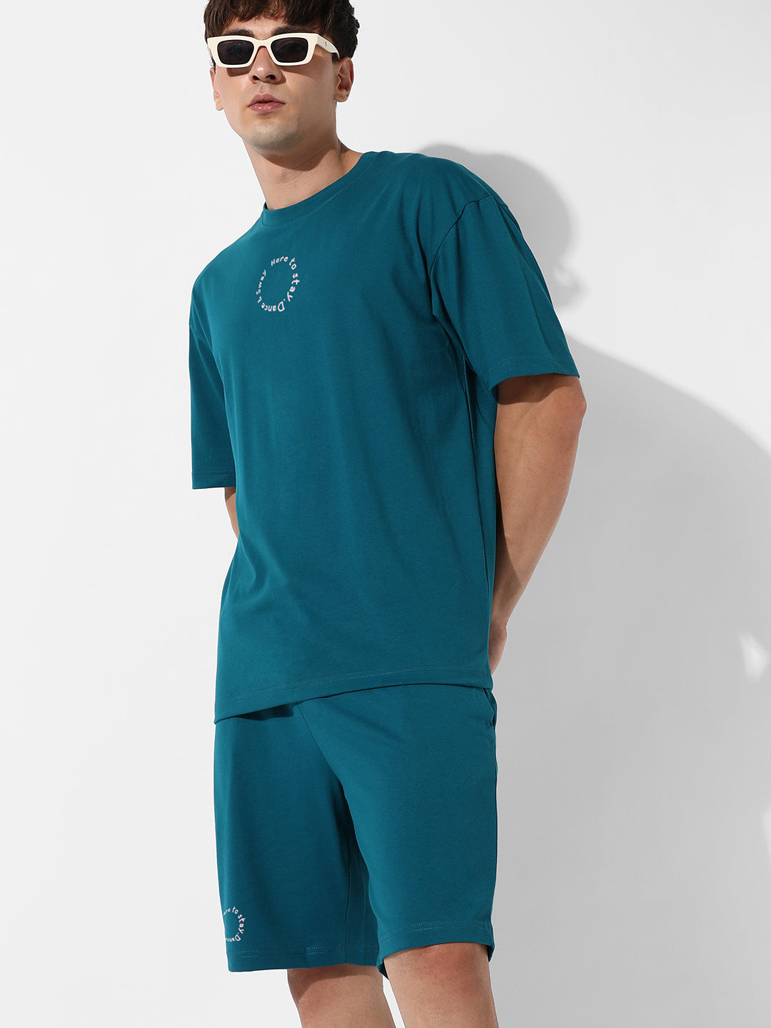 Teal Cupid Oversized Co-Ord Set