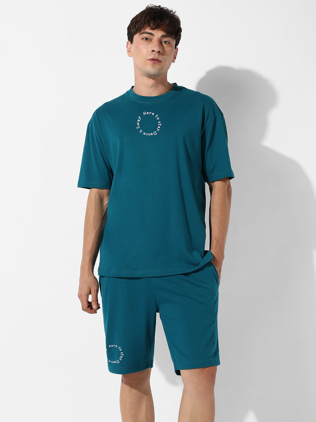 Teal Cupid Oversized Co-Ord Set