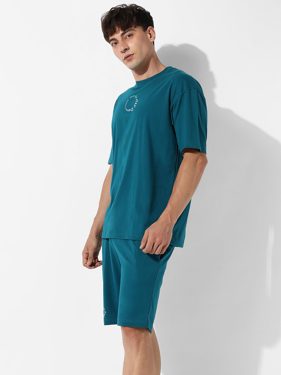 Teal Cupid Oversized Co-Ord Set