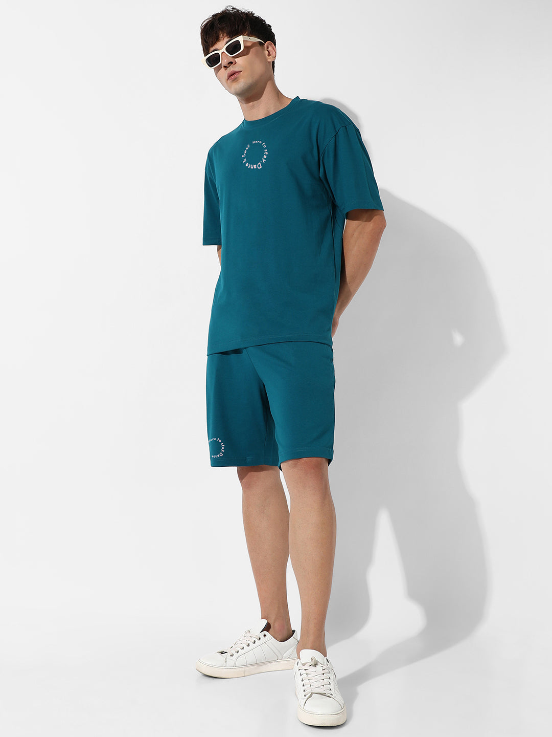 Teal Cupid Oversized Co-Ord Set