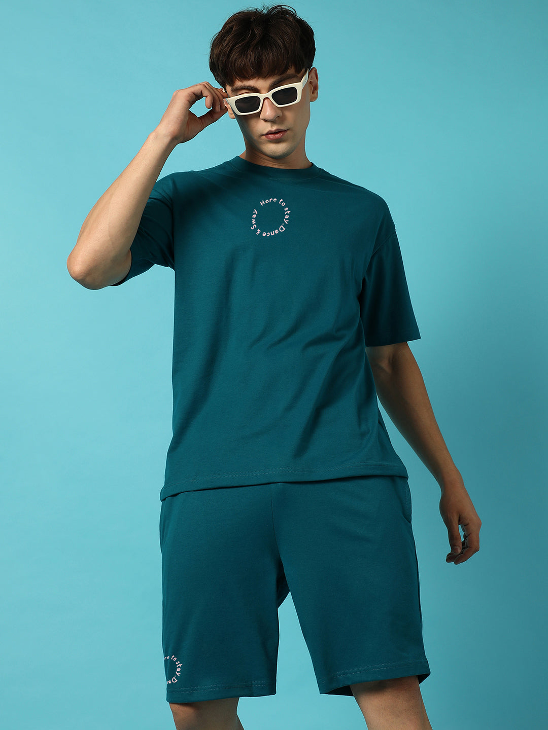 Teal Cupid Oversized Co-Ord Set