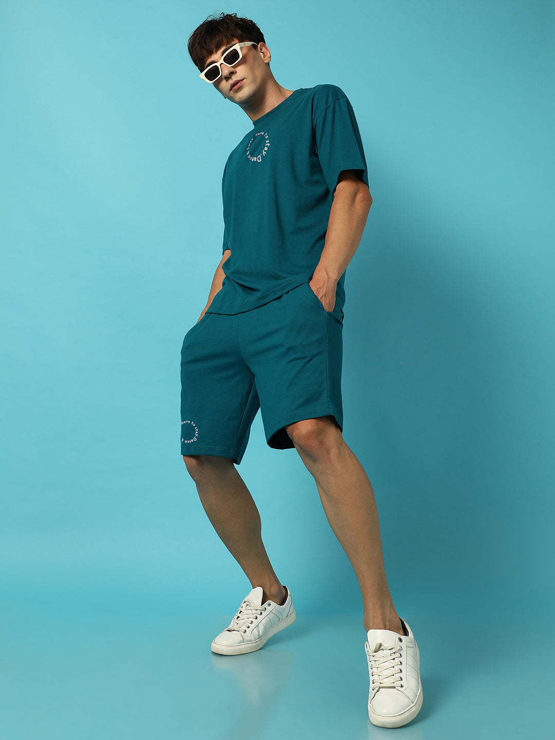 Teal Cupid Oversized Co-Ord Set