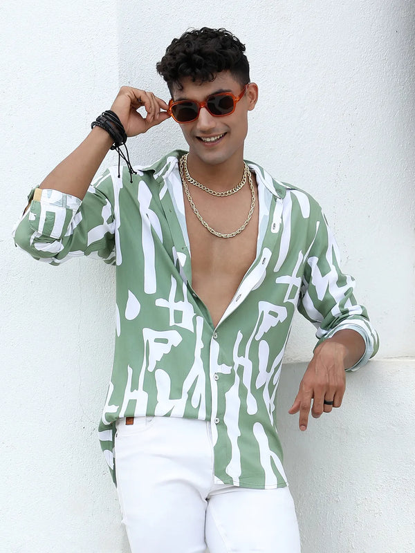 Abstract Print Shirt