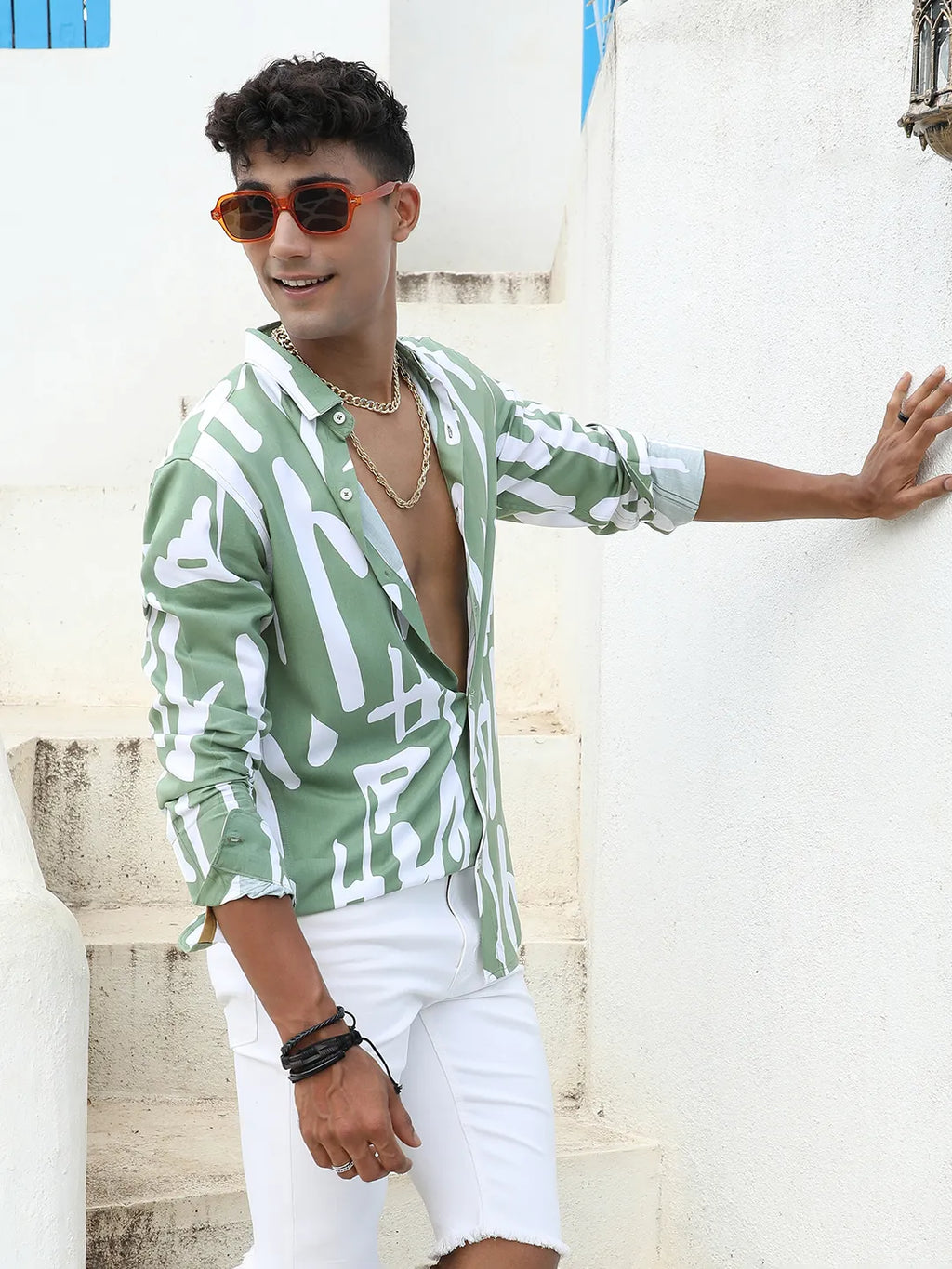 Abstract Print Shirt