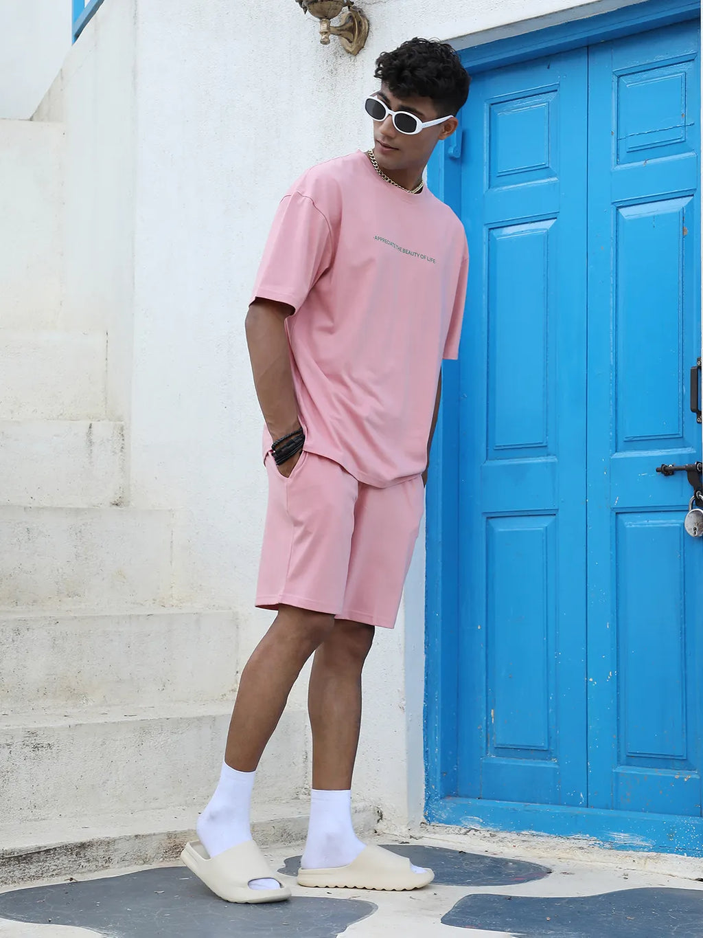 Smell The Flower Peach Co-Ords