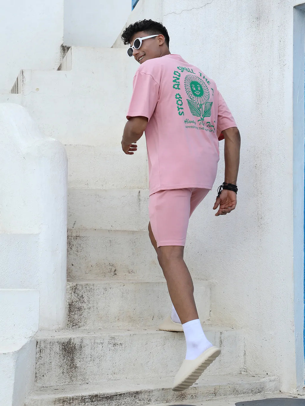 Smell The Flower Peach Co-Ords