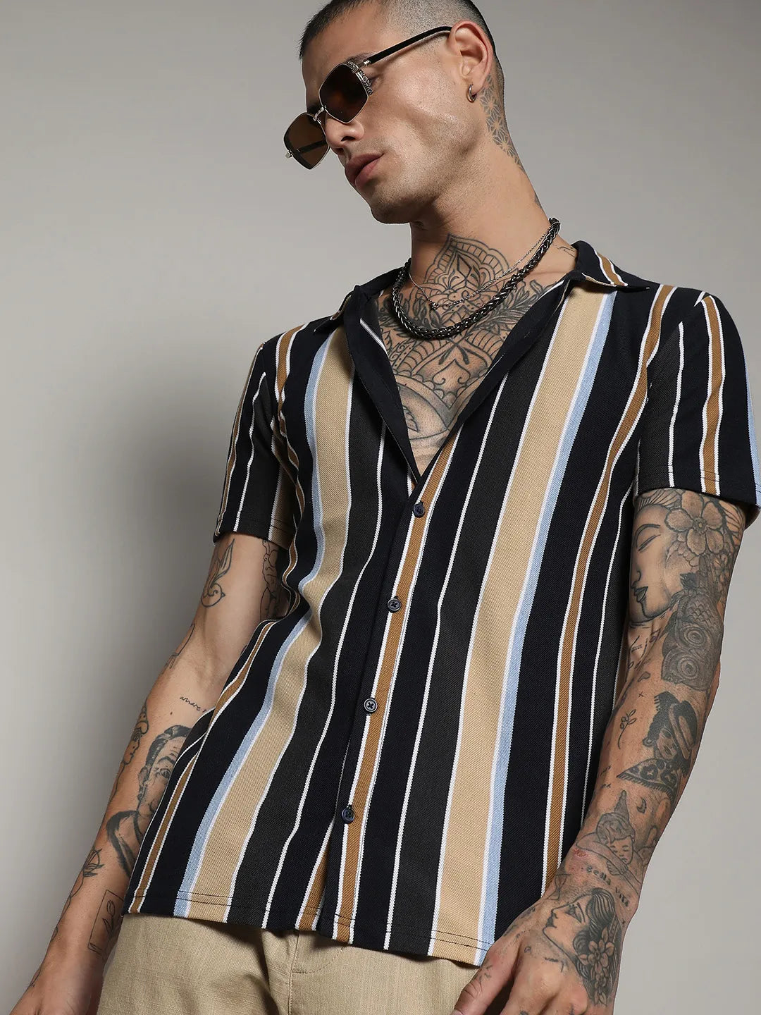 Striped Cotton Shirt