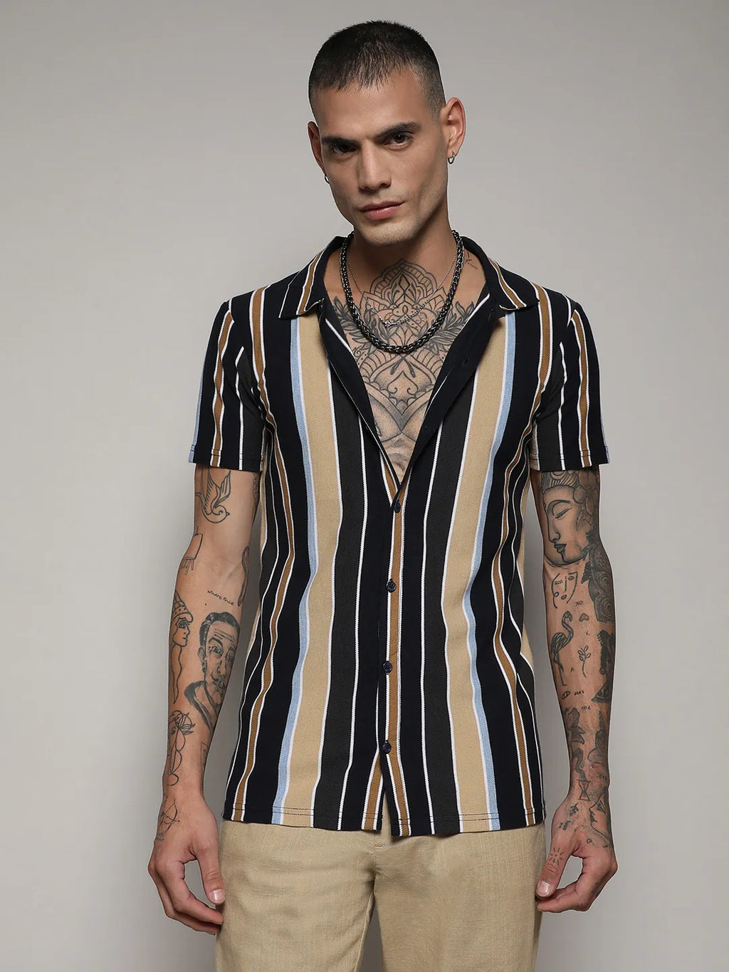 Striped Cotton Shirt