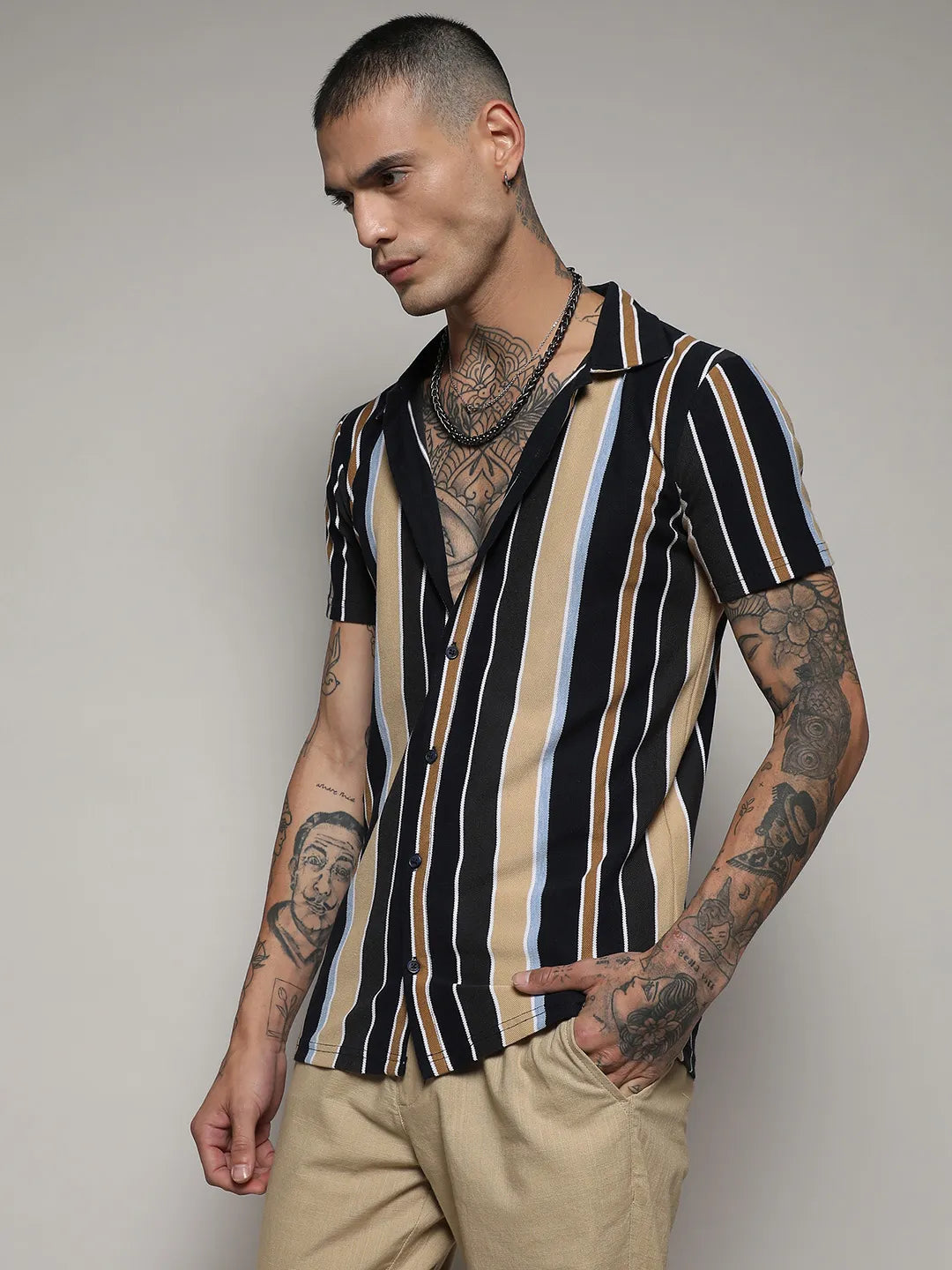 Striped Cotton Shirt