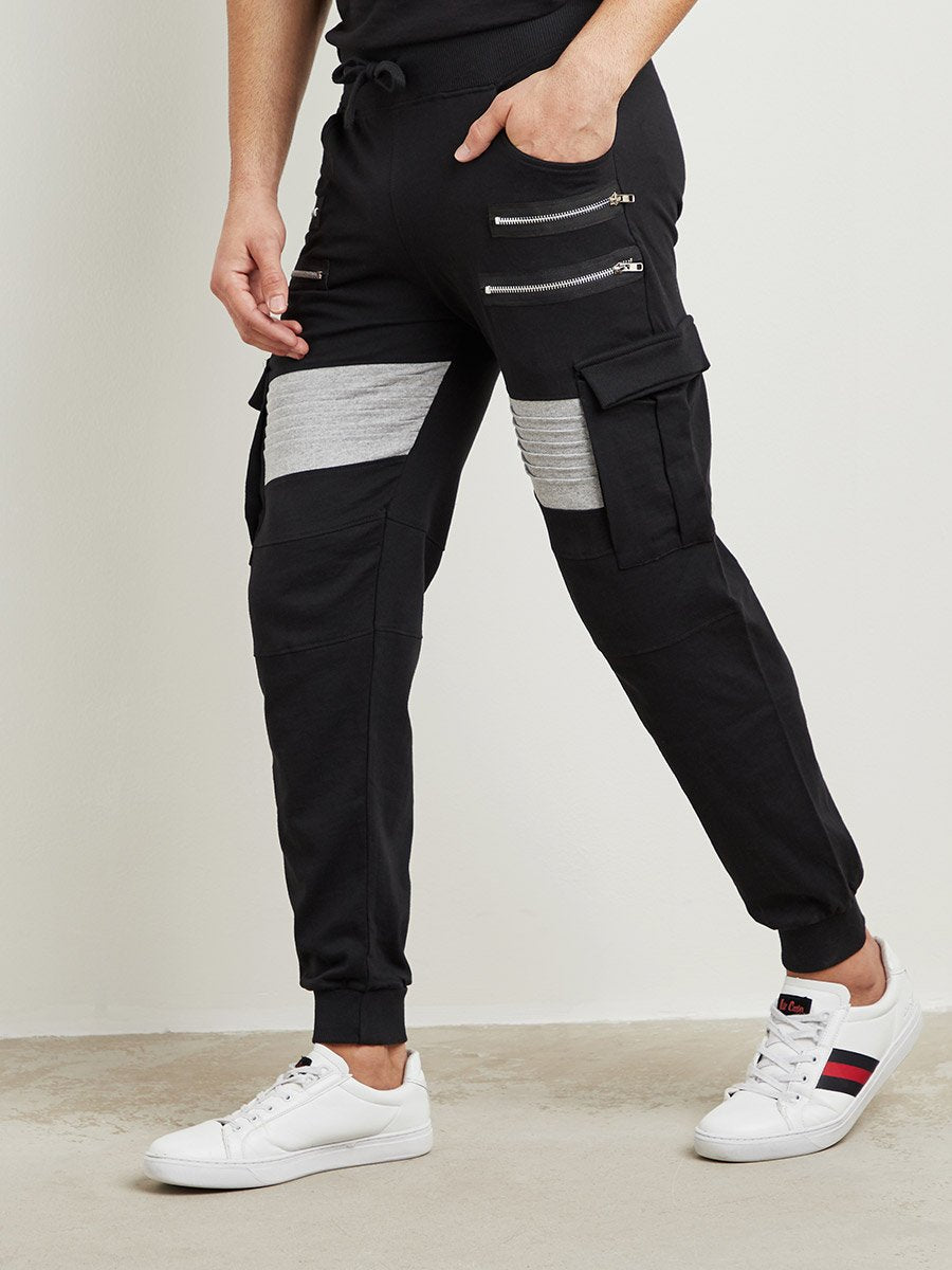 Black & Grey Trackpant