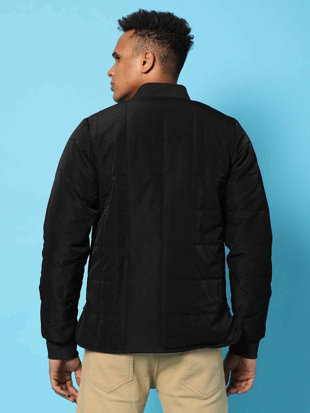 Quilted Bomber Jacket