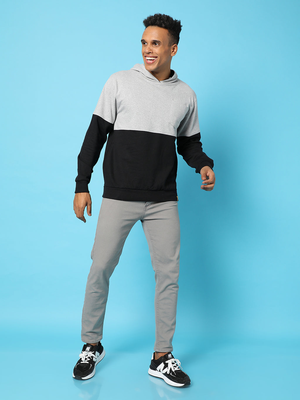 Pullover Hoodie With Patch Pocket