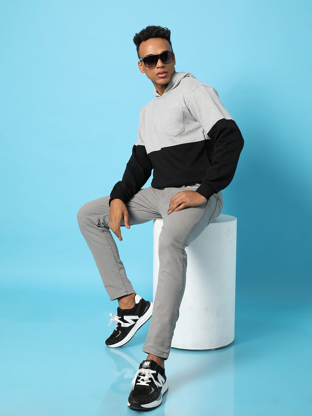 Pullover Hoodie With Patch Pocket