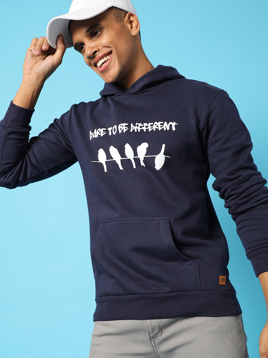 Dare To Be Different Hoodie With Kangaroo Pocket