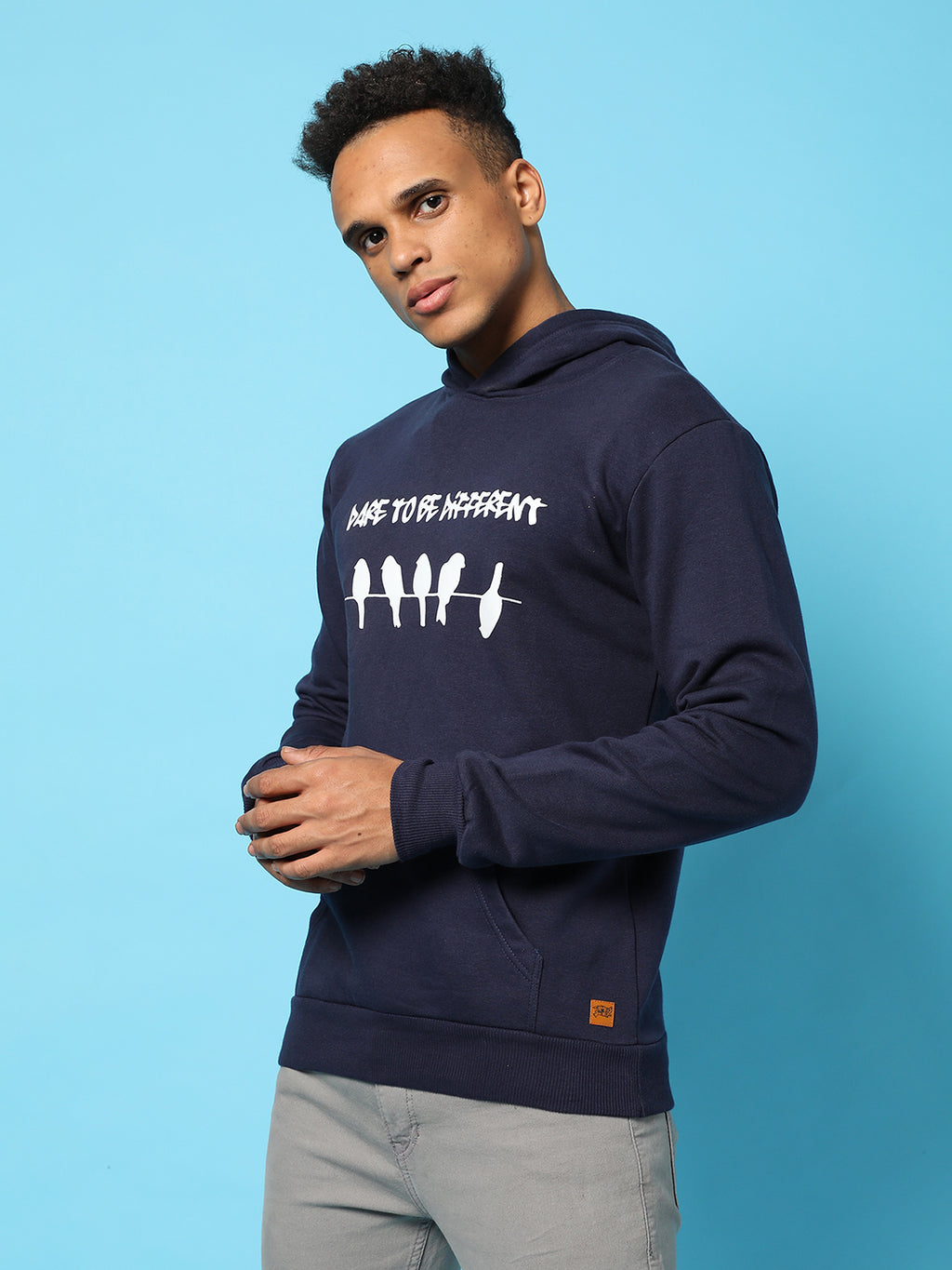 Dare To Be Different Hoodie With Kangaroo Pocket