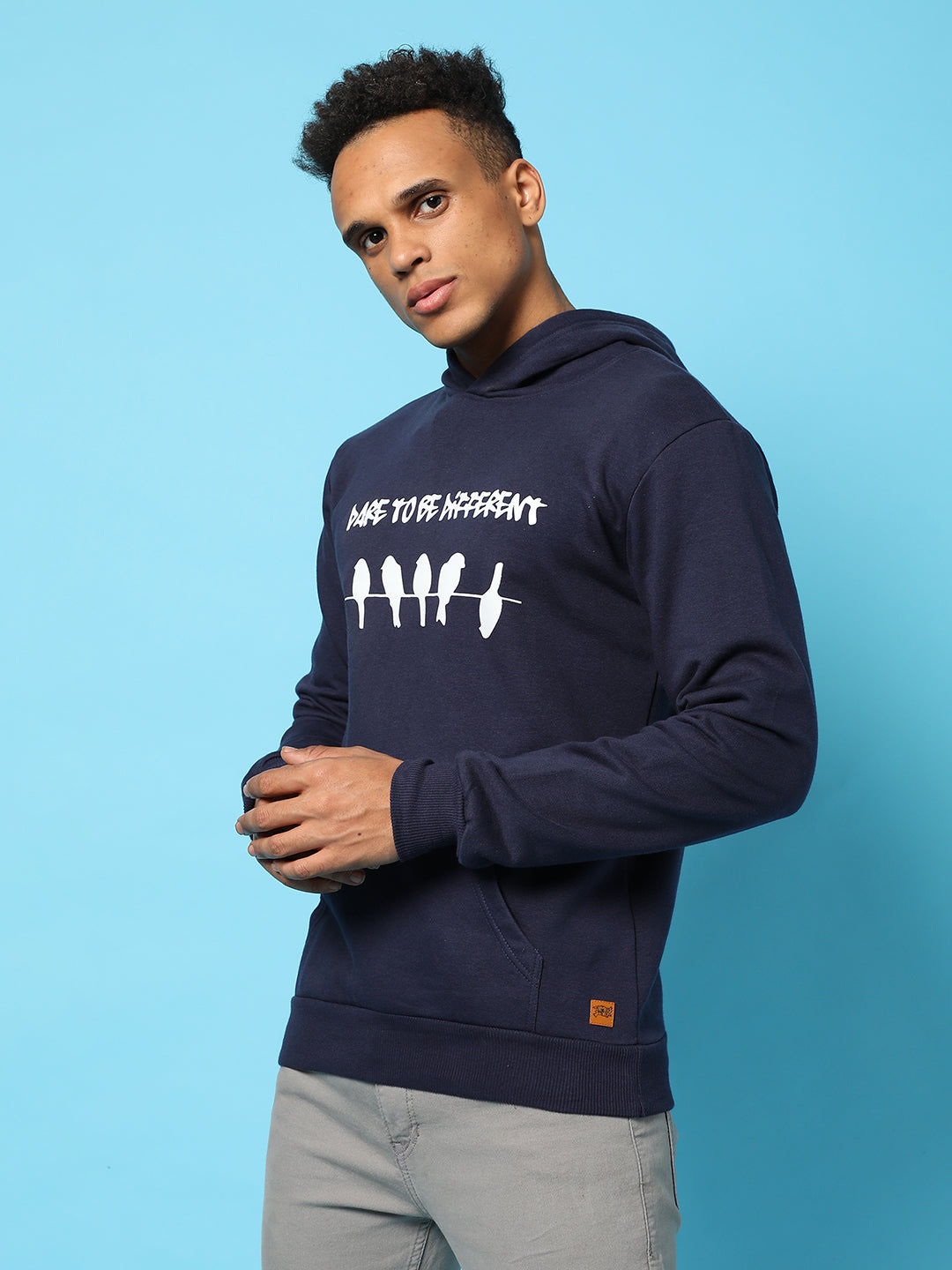 Dare To Be Different Hoodie With Kangaroo Pocket