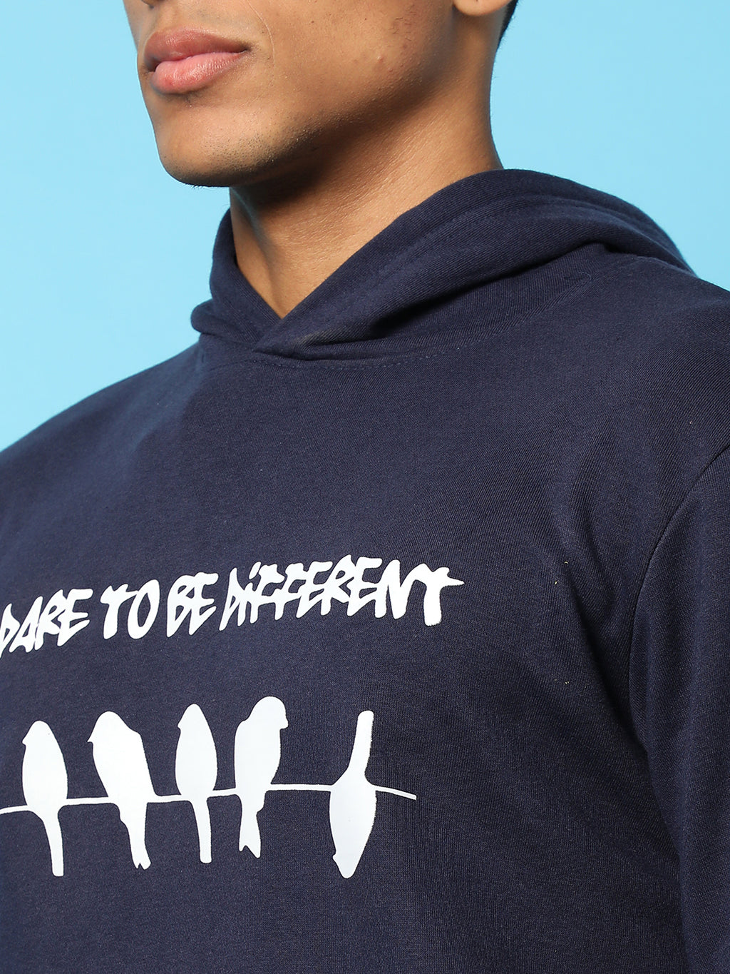 Dare To Be Different Hoodie With Kangaroo Pocket