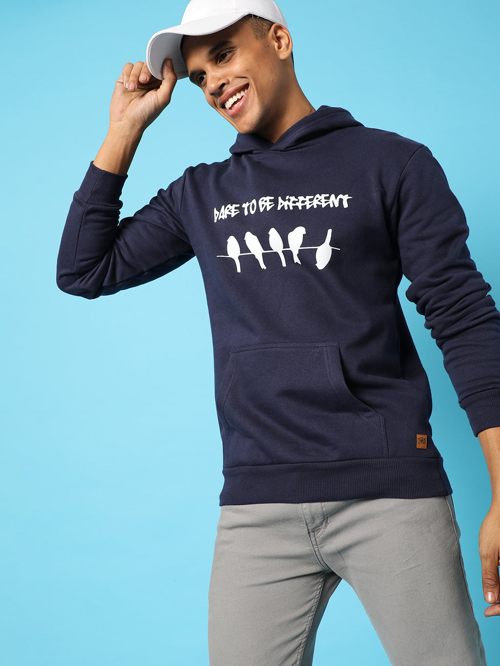 Dare To Be Different Hoodie With Kangaroo Pocket
