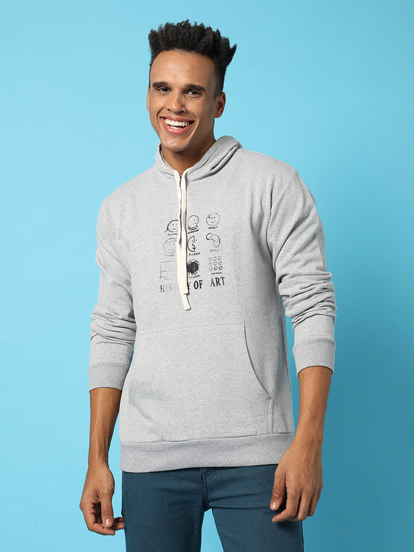 Printed Hooded Sweatshirt