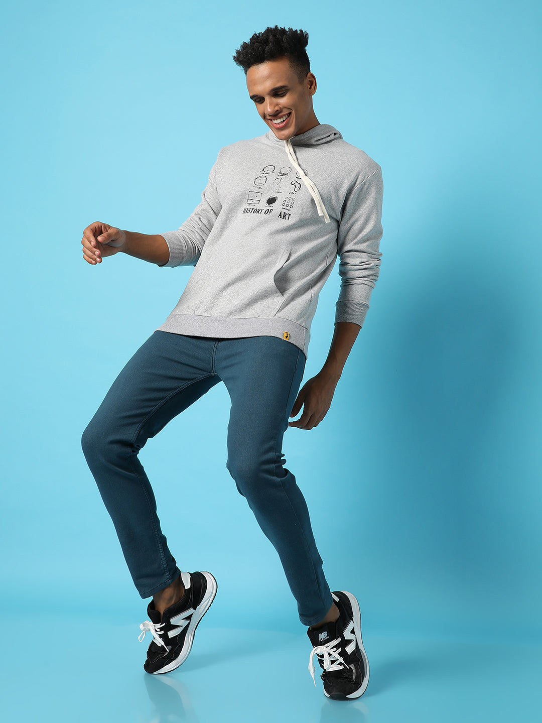 Printed Hooded Sweatshirt