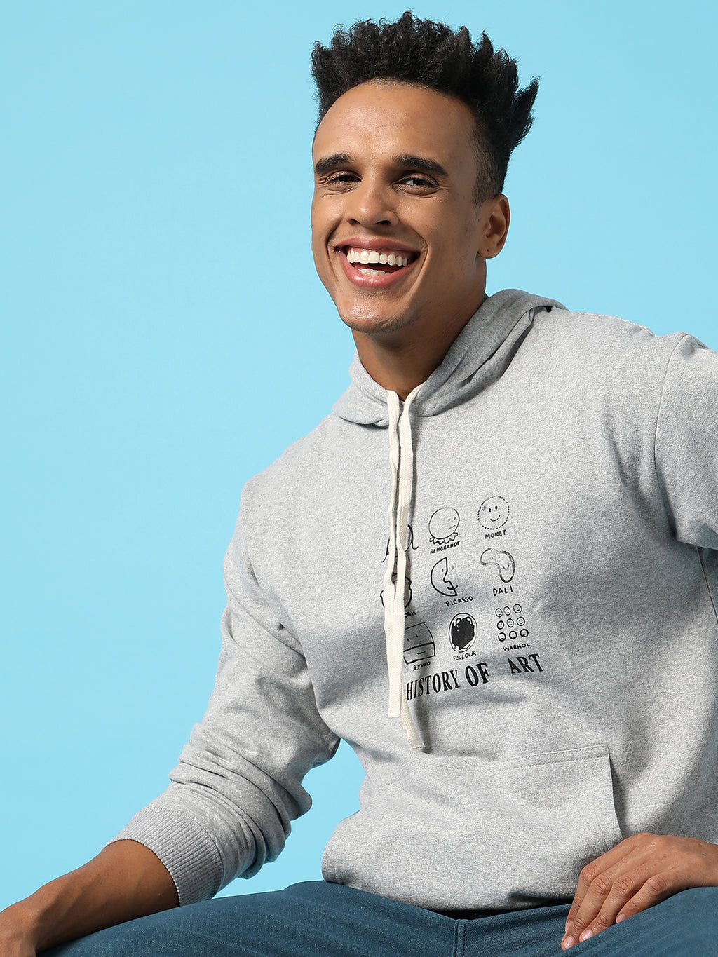 Printed Hooded Sweatshirt