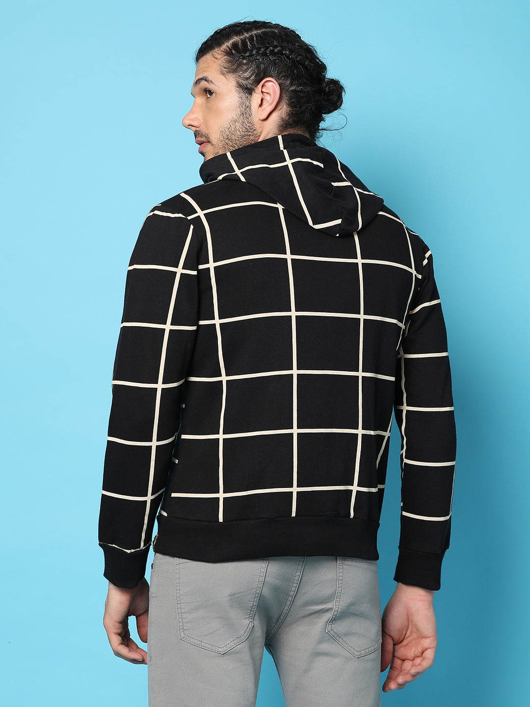 Graph Checks Hoodie With Insert Pocket