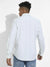 White Heathered Pinstriped Shirt