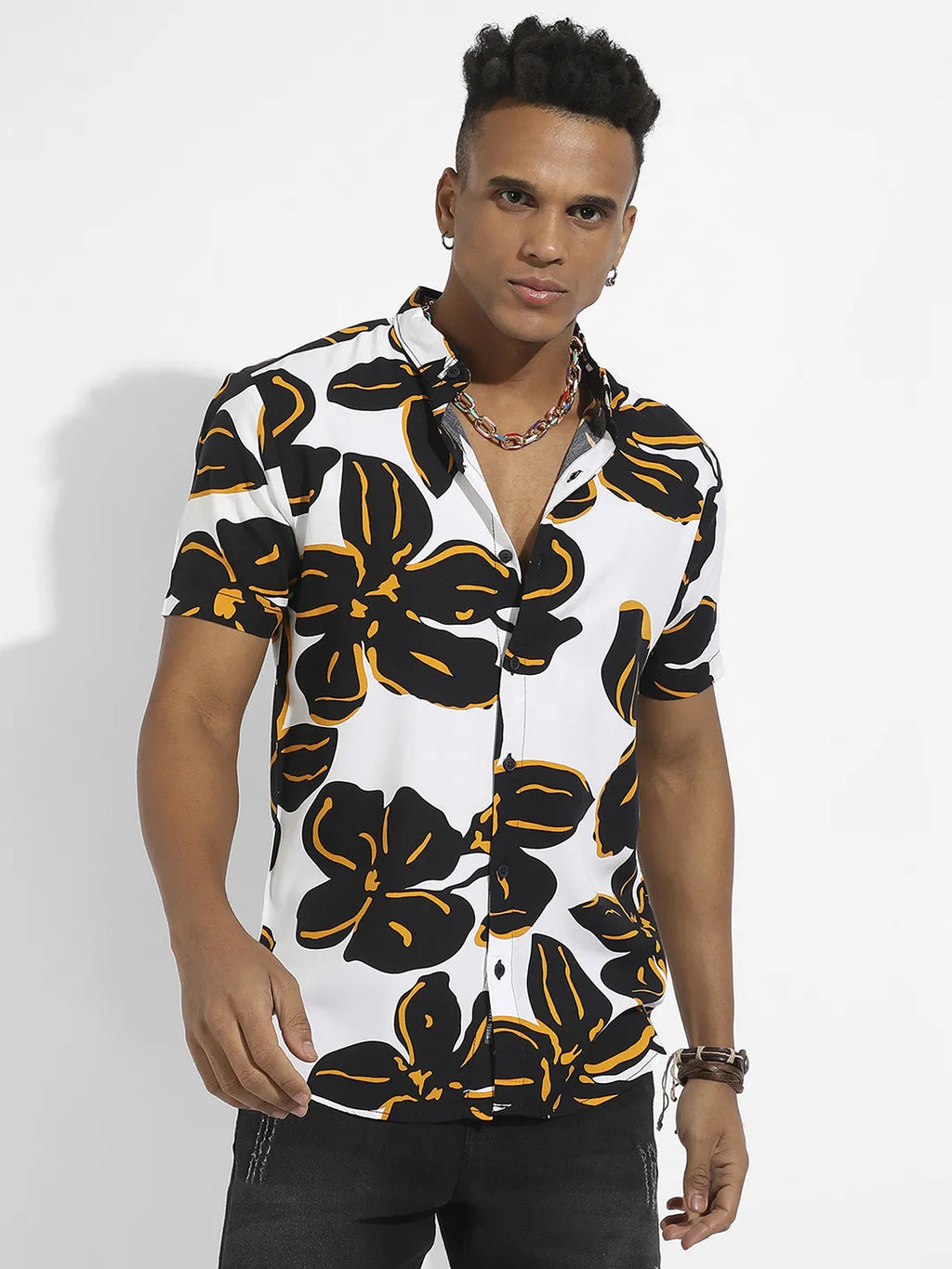 Maxi Floral Print Shirt