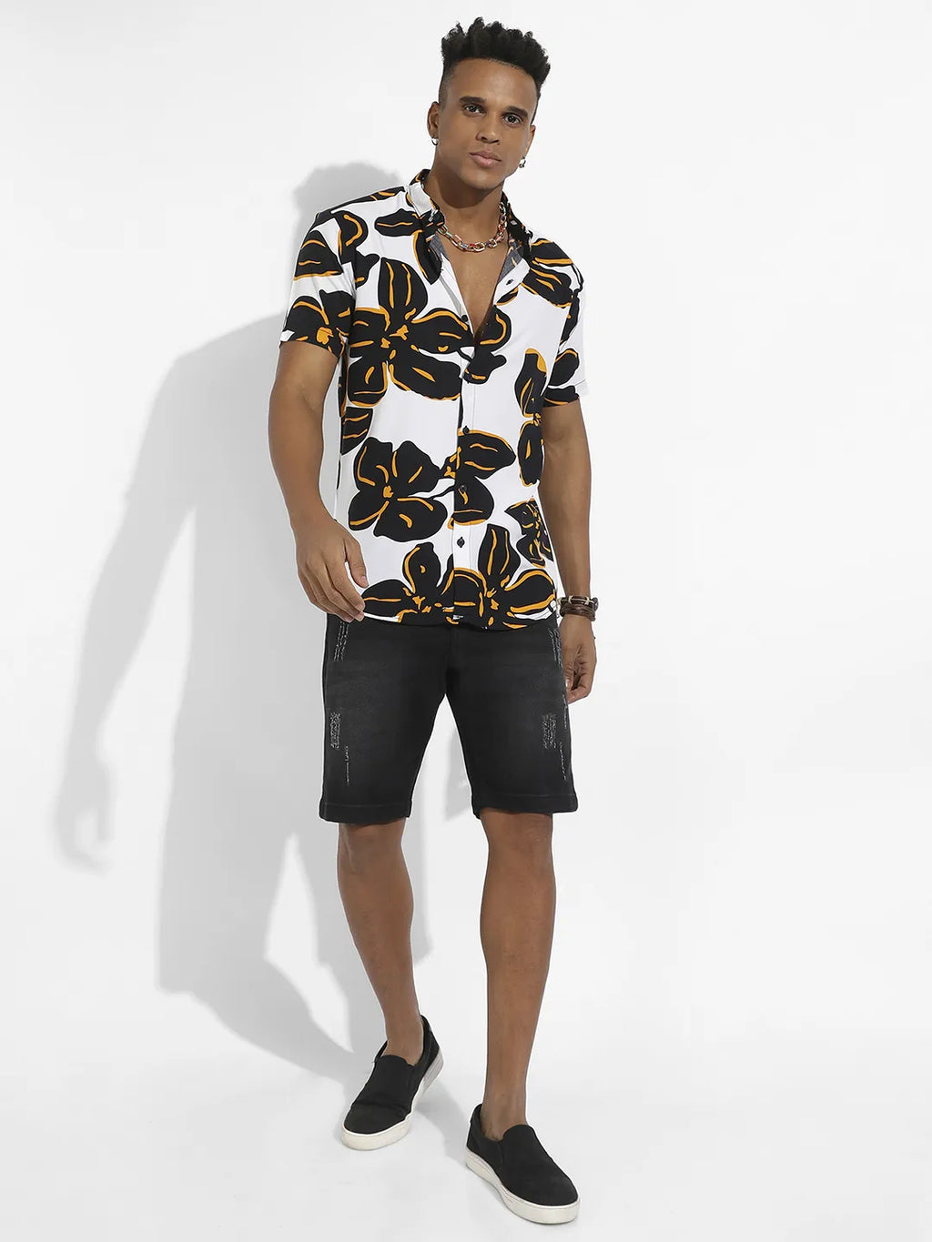 Maxi Floral Print Shirt