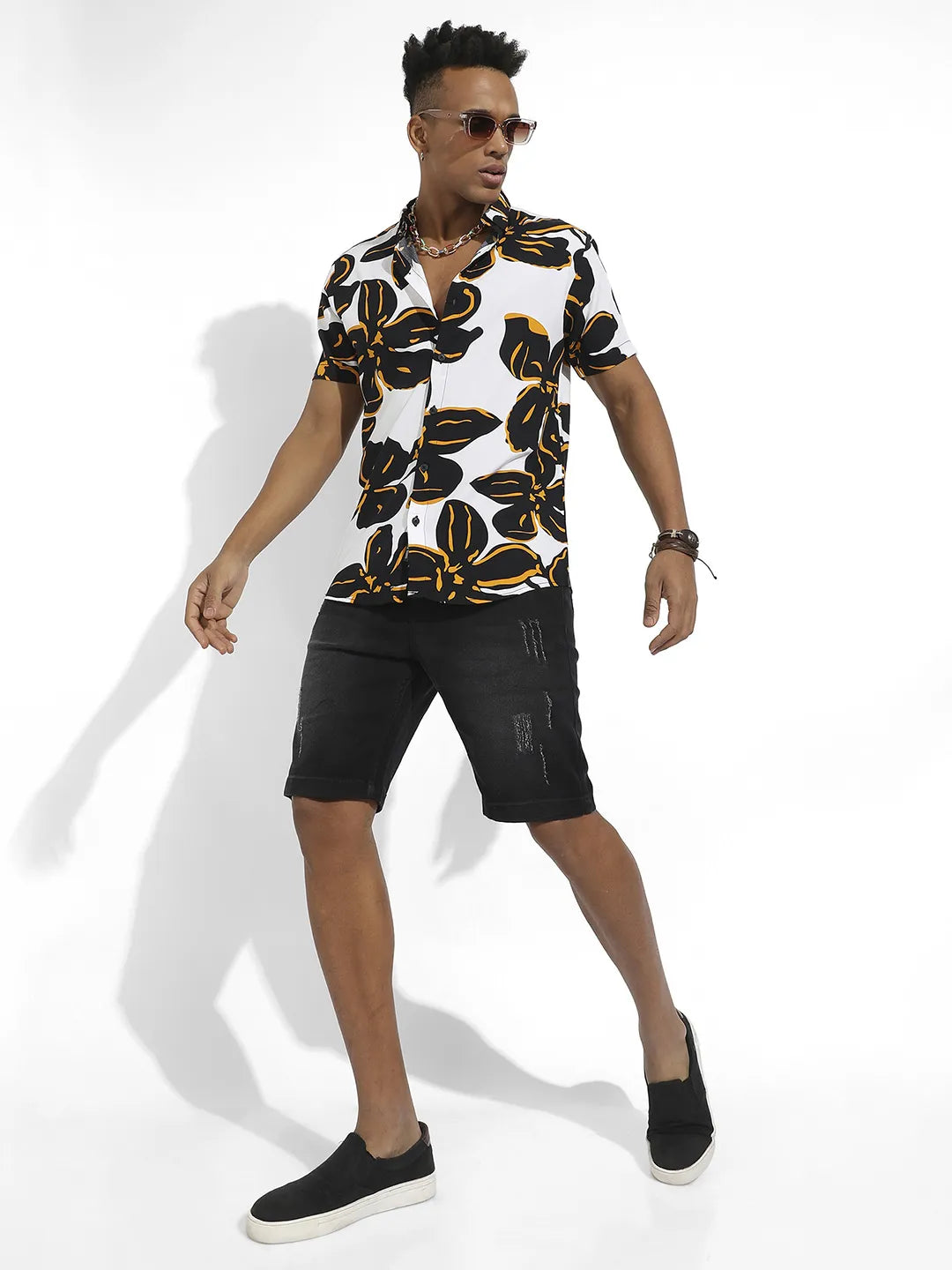 Maxi Floral Print Shirt