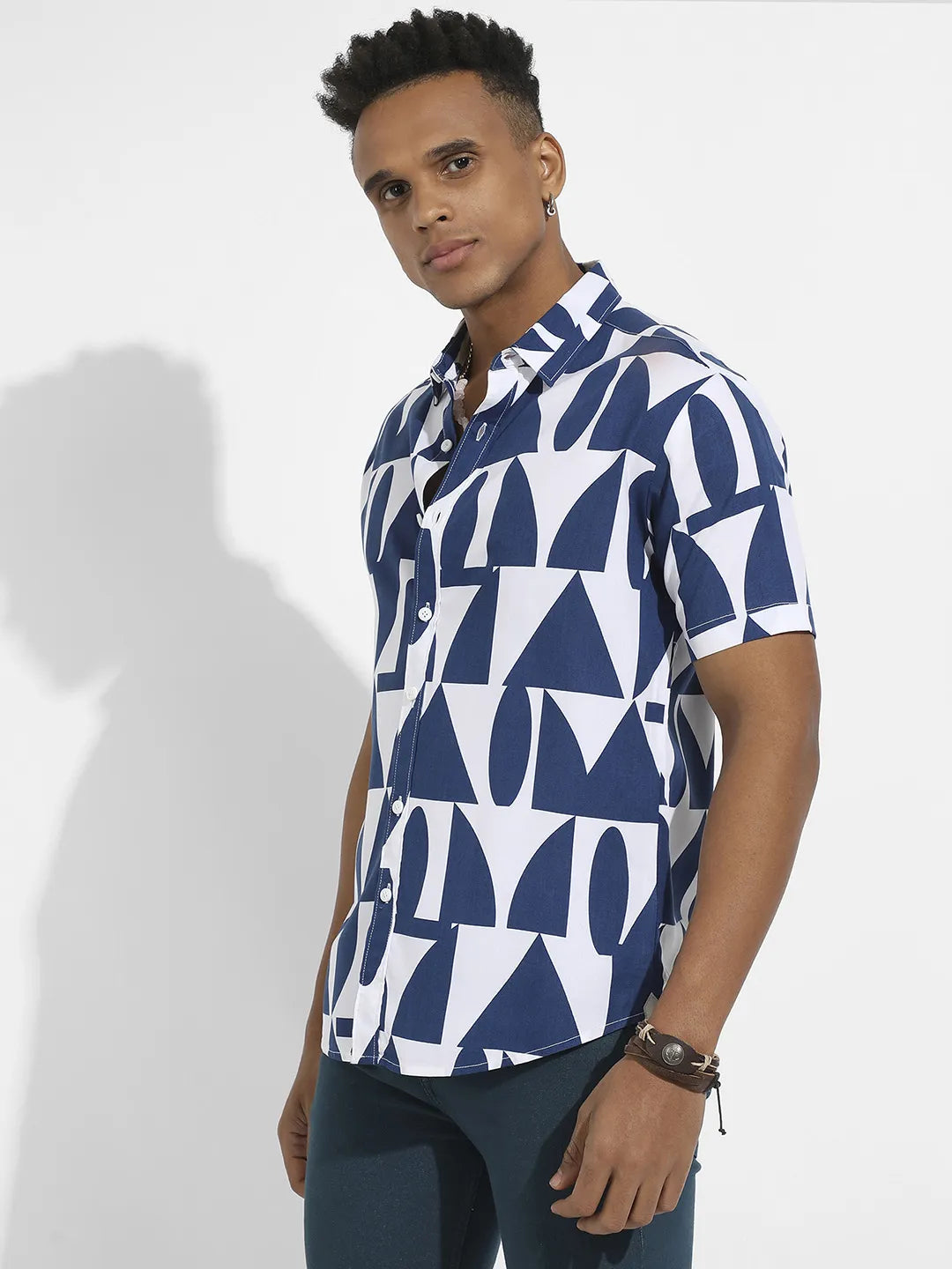 Geometric Block Shirt