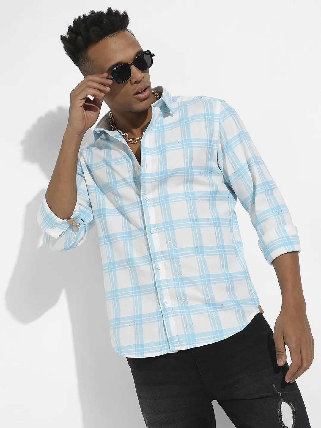 Tartan Plaid Shirt L