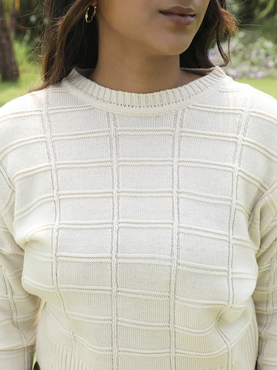 Geometric Knit Sweater