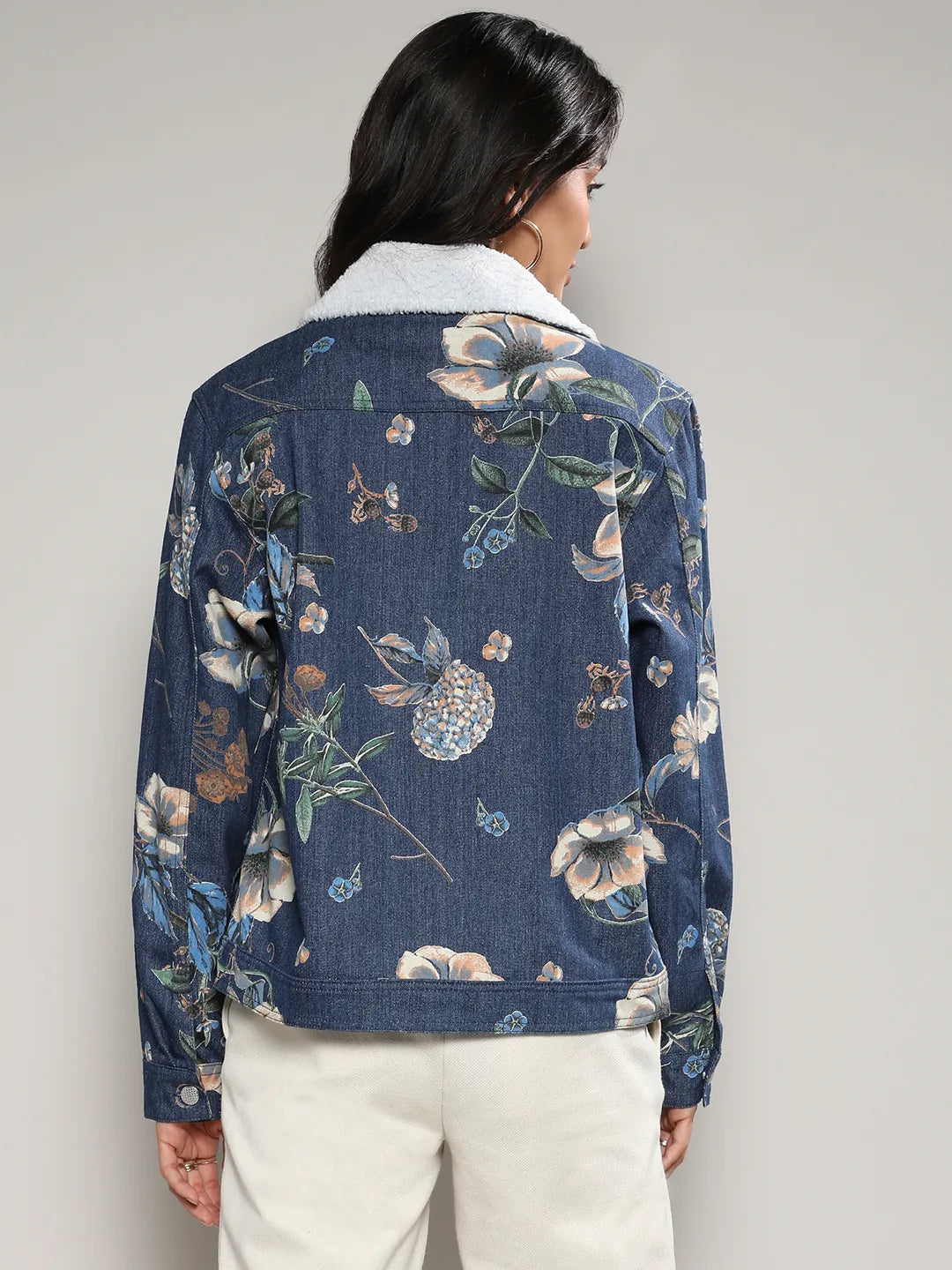 Botanical Denim Jacket