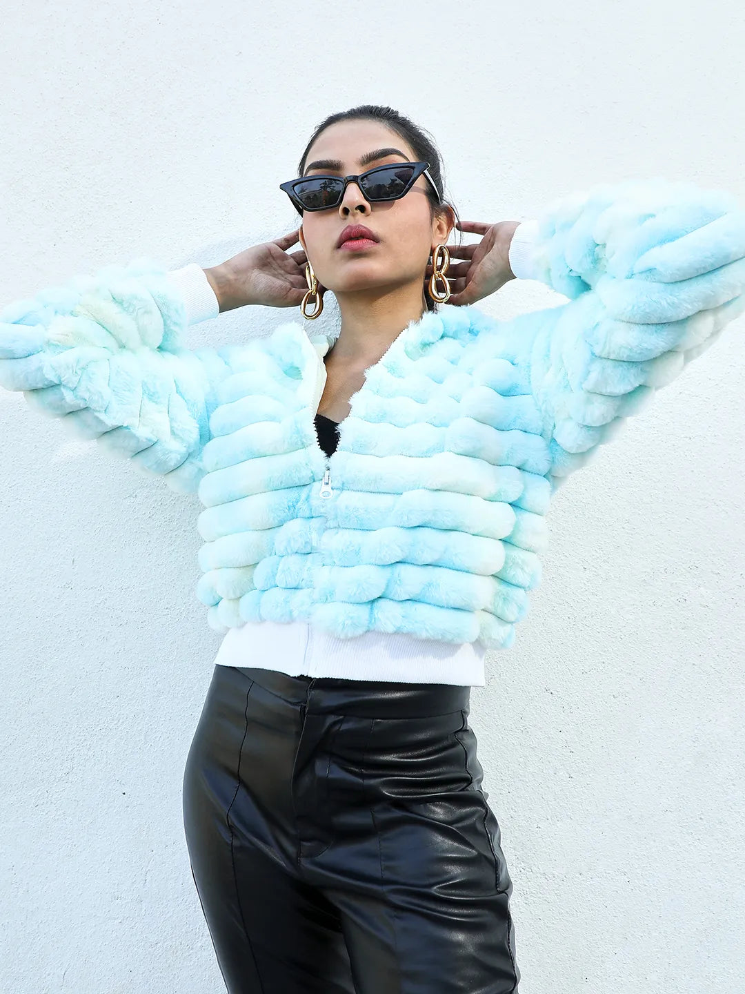 Faux Fur Cropped Jacket