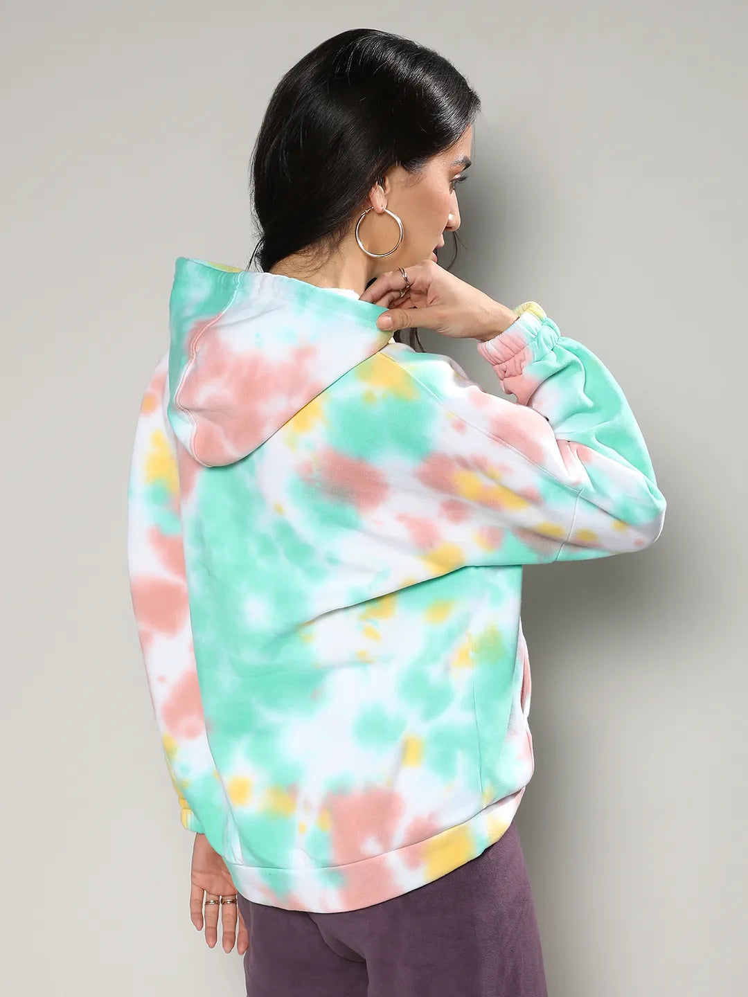 Oversized Tie-Dye Hoodie