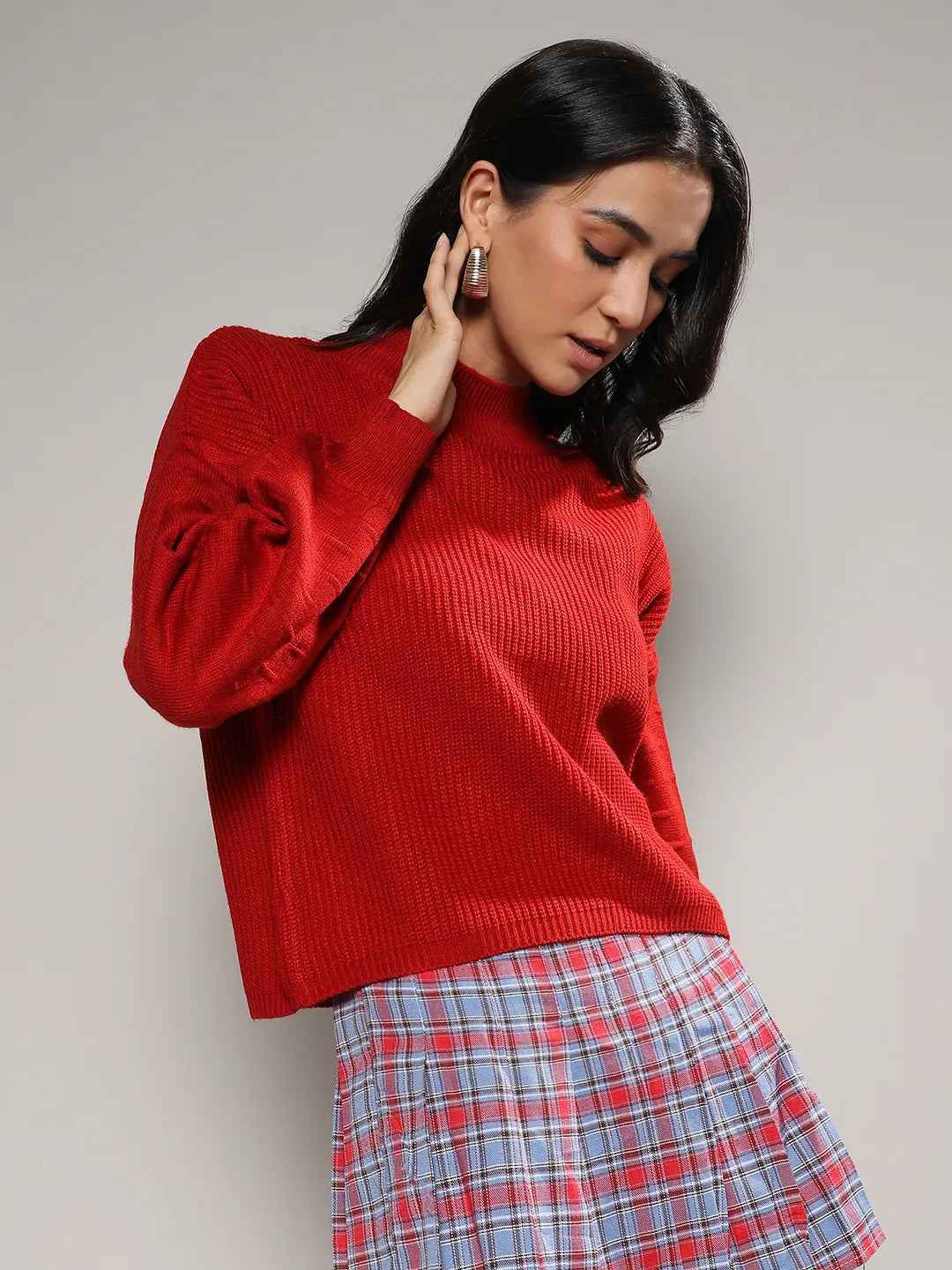 Boxy Ribbed Sweater